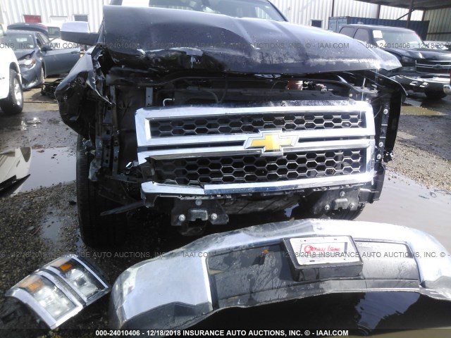 1GCRCPEC2FZ444849 - 2015 CHEVROLET SILVERADO C1500 BLACK photo 6