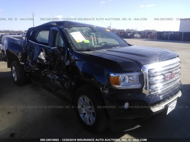 1GTG5CEAXJ1243233 - 2018 GMC CANYON SLE BLACK photo 6