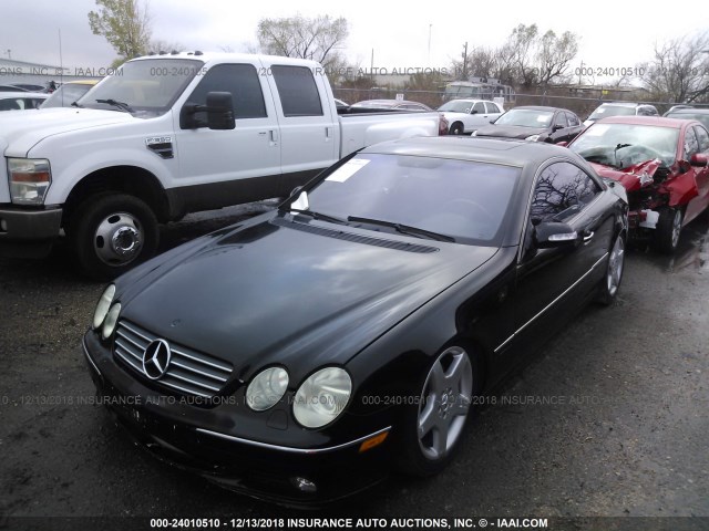 WDBPJ75J65A044185 - 2005 MERCEDES-BENZ CL 500 BLACK photo 2