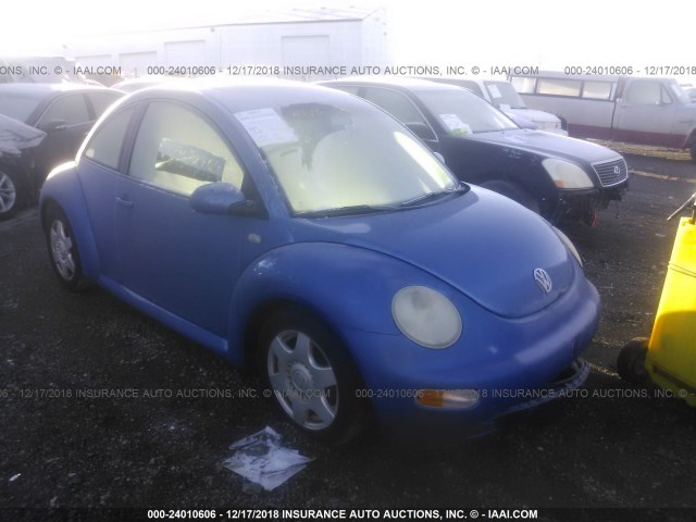 3VWDC21C01M415652 - 2001 VOLKSWAGEN NEW BEETLE GLX BLUE photo 1