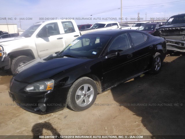 2G2WP552961191030 - 2006 PONTIAC GRAND PRIX BLACK photo 2