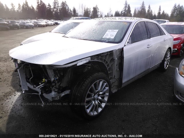 1G6KF5RS8HU139101 - 2017 CADILLAC CT6 PREMIUM LUXURY SILVER photo 2