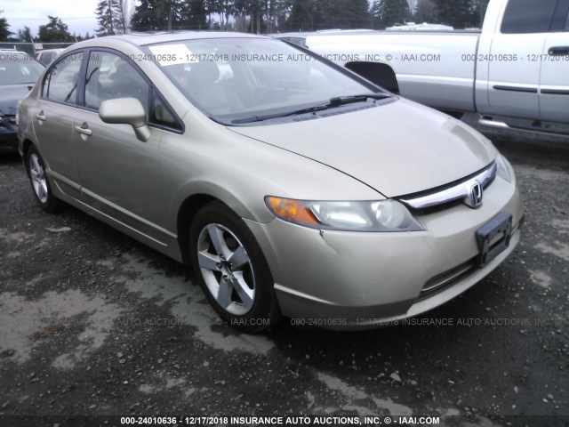 1HGFA16938L094454 - 2008 HONDA CIVIC EXL GOLD photo 1