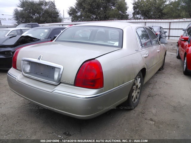 1LNHM82W16Y650131 - 2006 LINCOLN TOWN CAR SIGNATURE LIMITED GOLD photo 4