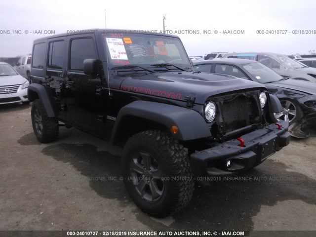 1C4BJWFG4HL737550 - 2017 JEEP WRANGLER UNLIMITE RUBICON BLACK photo 1