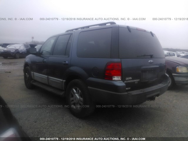 1FMFU15525LA49677 - 2005 FORD EXPEDITION XLT BLUE photo 3