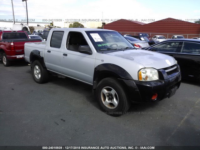 1N6ED27T44C411540 - 2004 NISSAN FRONTIER CREW CAB XE V6 SILVER photo 1