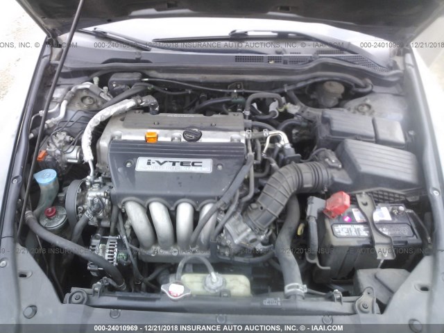 JHMCM56457C001533 - 2007 HONDA ACCORD LX GRAY photo 10