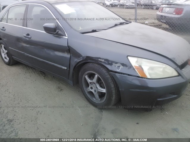 JHMCM56457C001533 - 2007 HONDA ACCORD LX GRAY photo 6