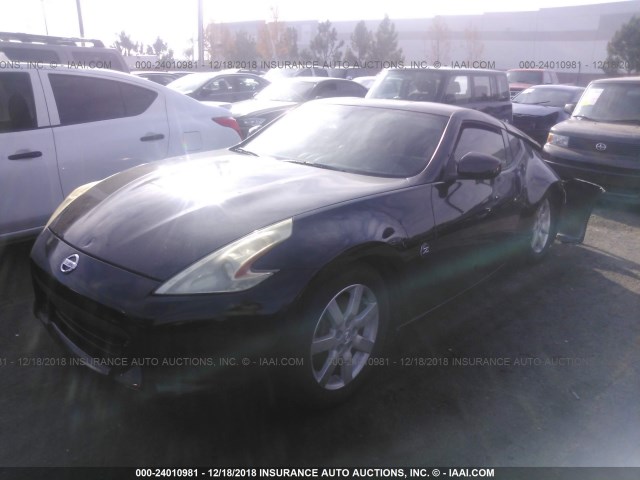 JN1AZ44E69M405330 - 2009 NISSAN 370Z BLACK photo 2