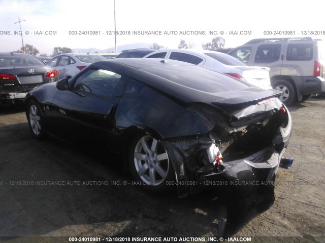 JN1AZ44E69M405330 - 2009 NISSAN 370Z BLACK photo 3