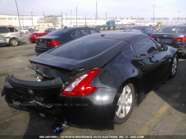 JN1AZ44E69M405330 - 2009 NISSAN 370Z BLACK photo 4