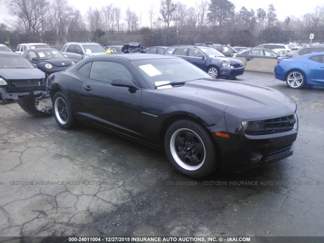 2G1FE1ED5B9212472 - 2011 CHEVROLET CAMARO LS BLACK photo 1