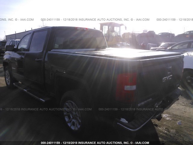 3GTU2UEH1EG534693 - 2014 GMC SIERRA K1500 SLE BLACK photo 3