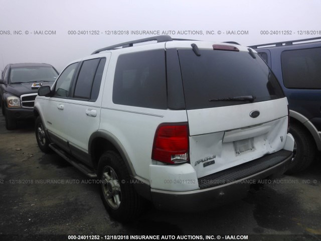 1FMZU64WX2ZC87175 - 2002 FORD EXPLORER EDDIE BAUER WHITE photo 3