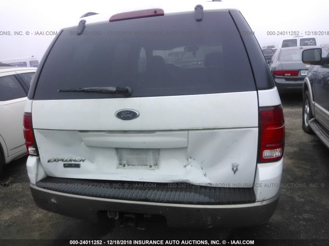 1FMZU64WX2ZC87175 - 2002 FORD EXPLORER EDDIE BAUER WHITE photo 6