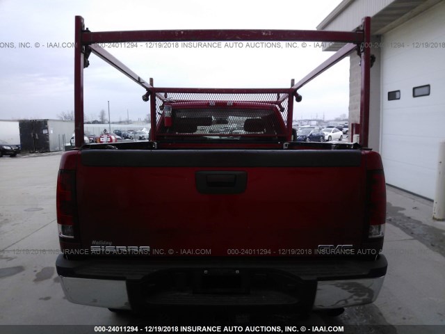 1GT312CG7DF109198 - 2013 GMC SIERRA RED photo 8