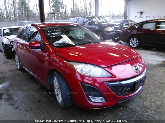 JM1BL1H57A1279111 - 2010 MAZDA 3 S RED photo 1