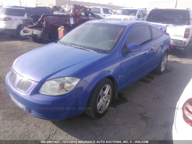 1G2AL18F087167153 - 2008 PONTIAC G5 BLUE photo 2