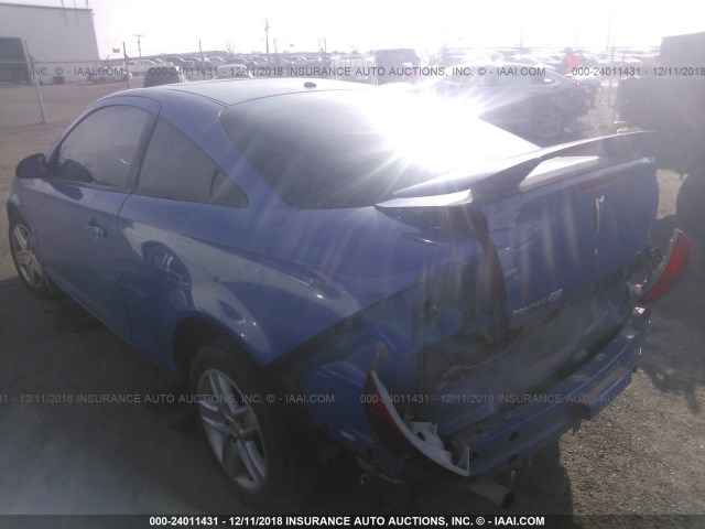 1G2AL18F087167153 - 2008 PONTIAC G5 BLUE photo 3