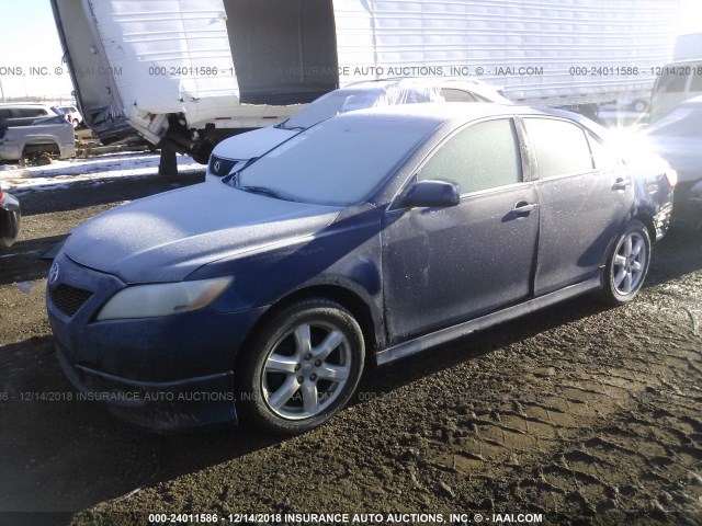 4T1BE46K27U089529 - 2007 TOYOTA CAMRY NEW GENERAT CE/LE/XLE/SE BLUE photo 2