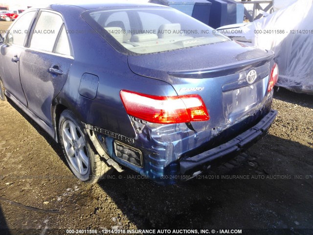 4T1BE46K27U089529 - 2007 TOYOTA CAMRY NEW GENERAT CE/LE/XLE/SE BLUE photo 6