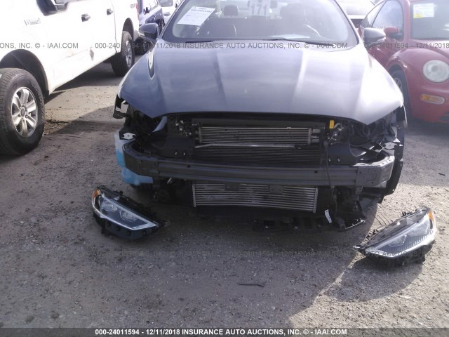 3FA6P0D93JR124527 - 2018 FORD FUSION TITANIUM/PLATINUM GRAY photo 6