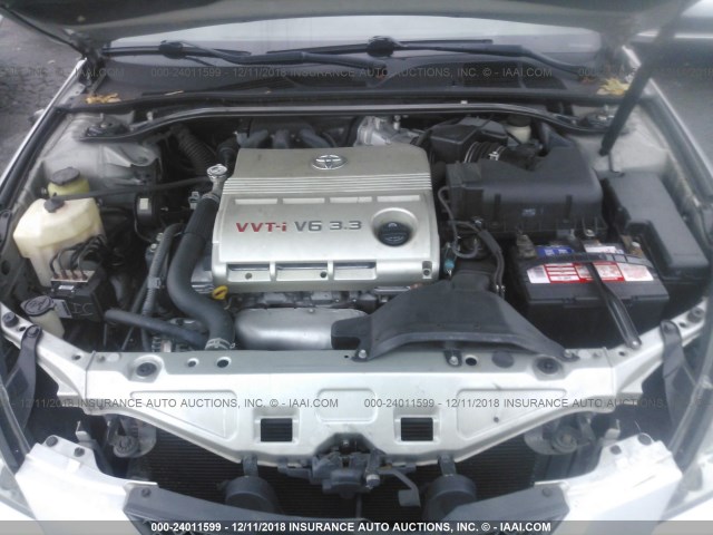 4T1FA38P77U117275 - 2007 TOYOTA CAMRY SOLARA SE/SLE ვერცხლისფერი ფოტო 10