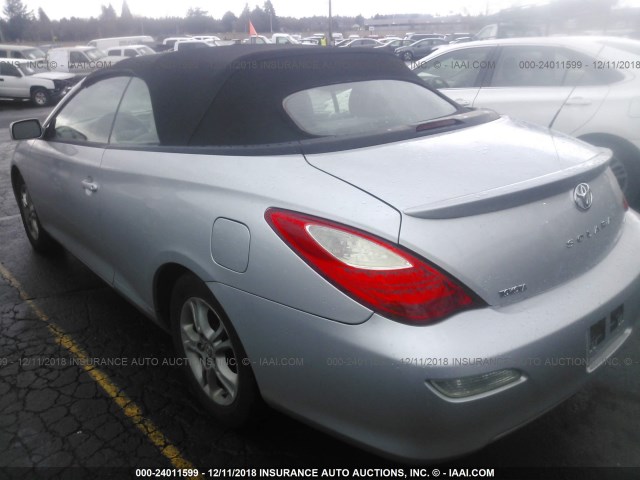 4T1FA38P77U117275 - 2007 TOYOTA CAMRY SOLARA SE/SLE ვერცხლისფერი ფოტო 3