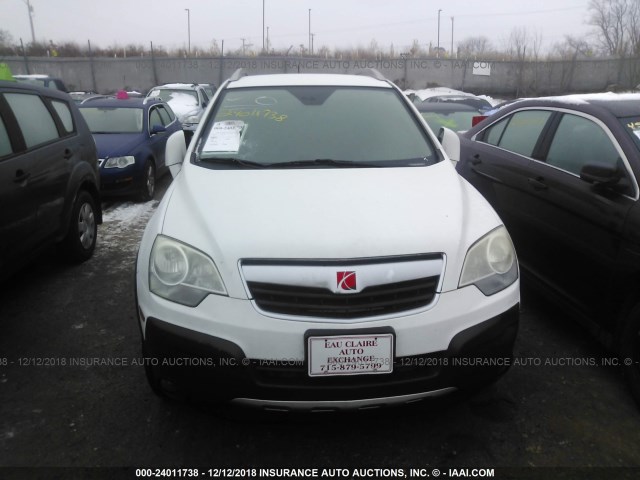 3GSDL43N18S610330 - 2008 SATURN VUE XE WHITE photo 6