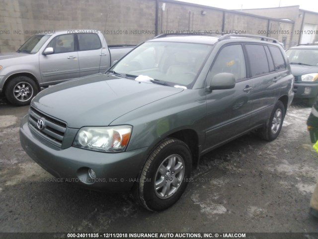 JTEEP21A070229448 - 2007 TOYOTA HIGHLANDER SPORT/LIMITED GRAY photo 2