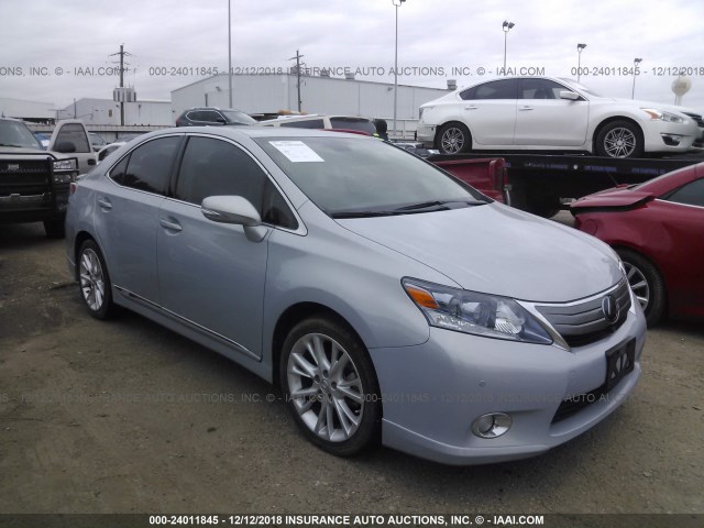 JTHBB1BA8A2009306 - 2010 LEXUS HS 250H SILVER photo 1