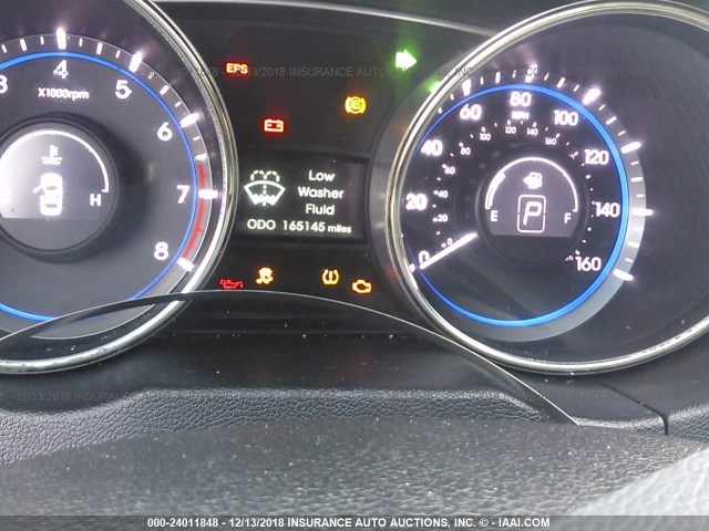 5NPEB4AC7BH144649 - 2011 HYUNDAI SONATA GLS BLUE photo 7