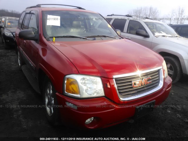 1GKDT13S022124454 - 2002 GMC ENVOY RED photo 6