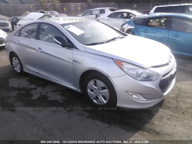 KMHEC4A46CA046951 - 2012 HYUNDAI SONATA HYBRID SILVER photo 1