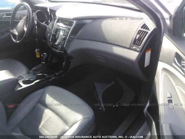 KMHEC4A46CA046951 - 2012 HYUNDAI SONATA HYBRID SILVER photo 5