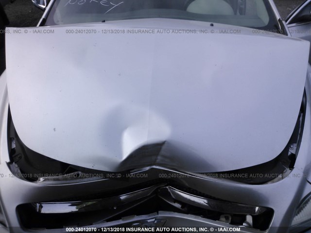 1G1ZB5EB4AF303508 - 2010 CHEVROLET MALIBU LS 银色 照片 10