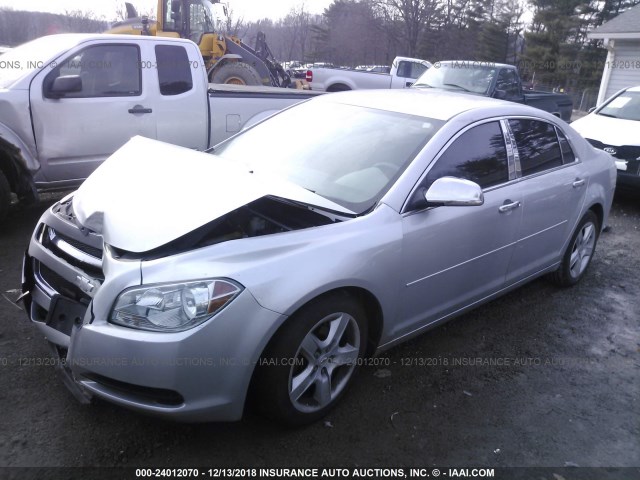1G1ZB5EB4AF303508 - 2010 CHEVROLET MALIBU LS 银色 照片 2