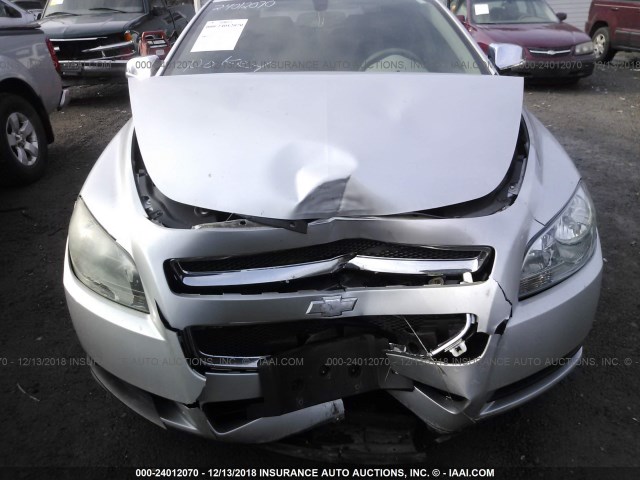 1G1ZB5EB4AF303508 - 2010 CHEVROLET MALIBU LS 银色 照片 6
