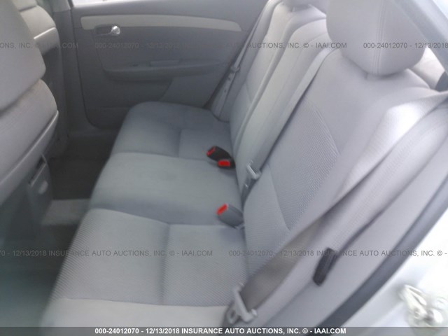 1G1ZB5EB4AF303508 - 2010 CHEVROLET MALIBU LS 银色 照片 8