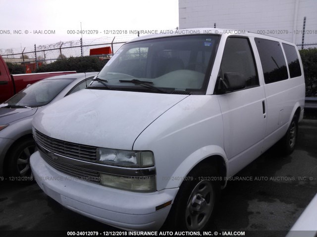 1GNDM19X73B145399 - 2003 CHEVROLET ASTRO WHITE photo 2