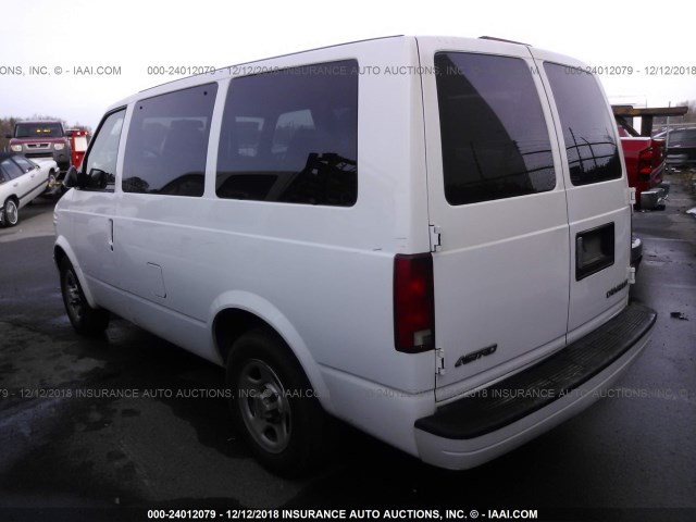 1GNDM19X73B145399 - 2003 CHEVROLET ASTRO WHITE photo 3