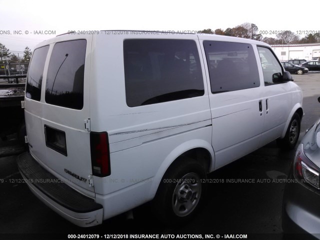 1GNDM19X73B145399 - 2003 CHEVROLET ASTRO WHITE photo 4