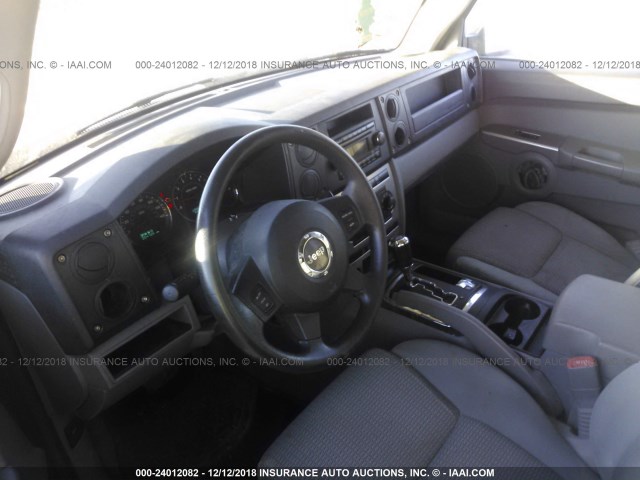 1J8HG48N36C247017 - 2006 JEEP COMMANDER Tünd qırmızı foto 5