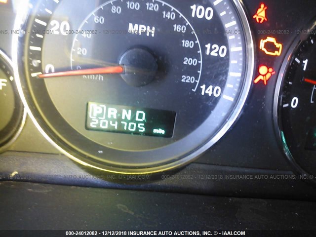 1J8HG48N36C247017 - 2006 JEEP COMMANDER Tünd qırmızı foto 7