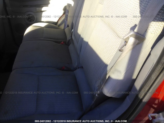 1J8HG48N36C247017 - 2006 JEEP COMMANDER Tünd qırmızı foto 8