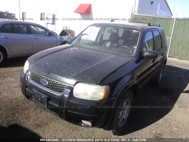 1FMCU94184KA31253 - 2004 FORD ESCAPE LIMITED BLACK photo 2