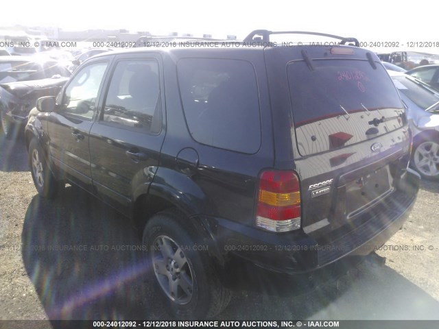 1FMCU94184KA31253 - 2004 FORD ESCAPE LIMITED BLACK photo 3