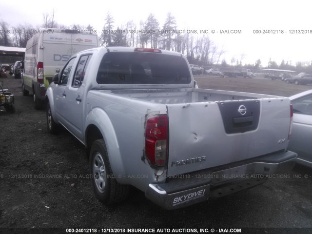 1N6AD0EV3GN773682 - 2016 NISSAN FRONTIER S/SV/SL/PRO-4X SILVER photo 3