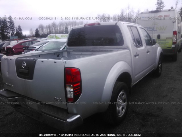 1N6AD0EV3GN773682 - 2016 NISSAN FRONTIER S/SV/SL/PRO-4X SILVER photo 4